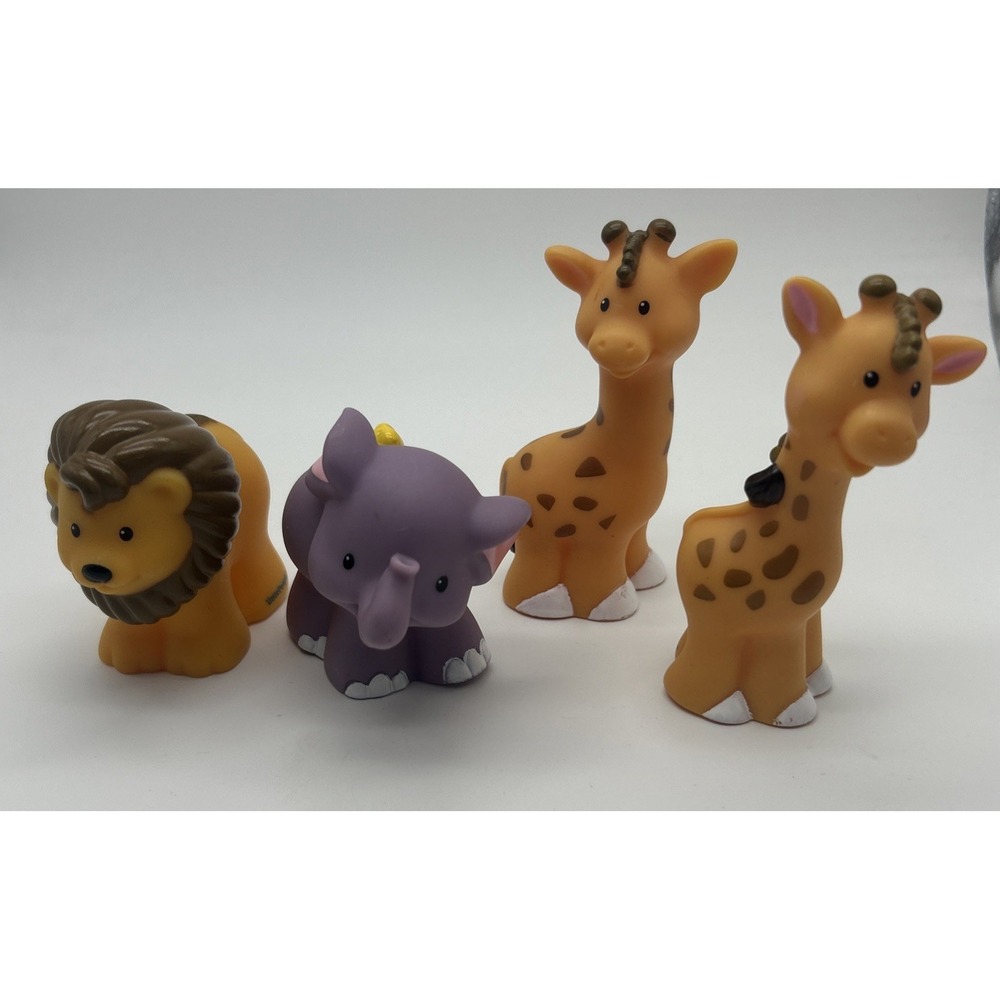 Fisher Price Little People Noah's Ark Replacement Zoo Animals Lot Of 4